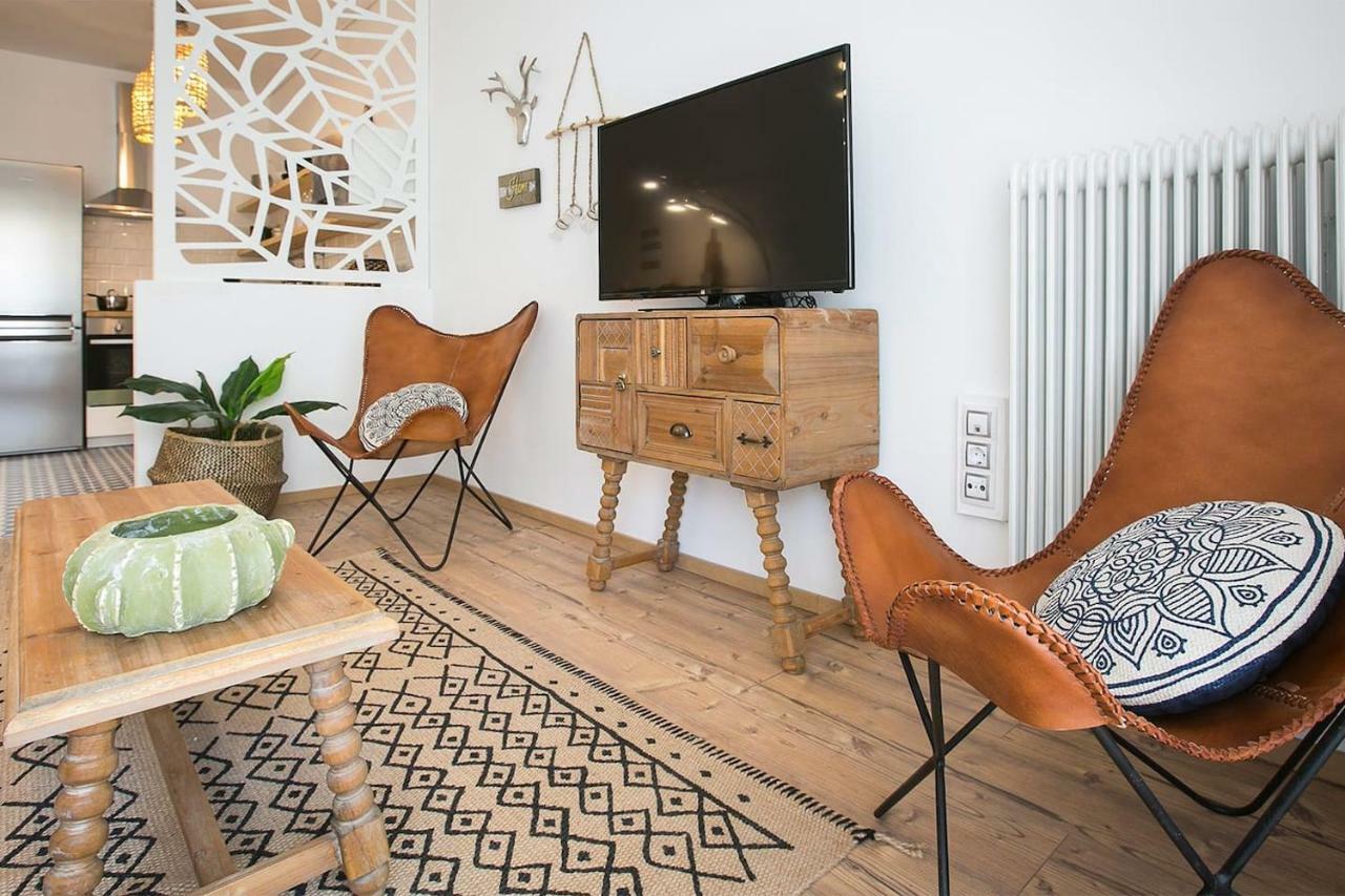 Boho Chic Apartment, Agia Sofia District #Feelslikehome 塞萨洛尼基 外观 照片