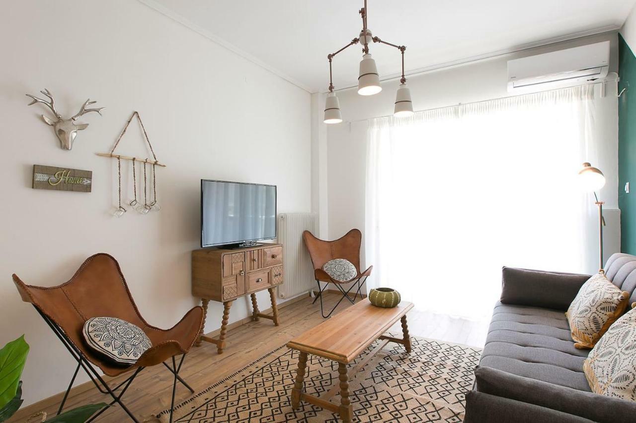 Boho Chic Apartment, Agia Sofia District #Feelslikehome 塞萨洛尼基 外观 照片